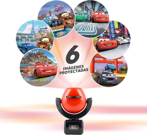 Miniatura 6 de Projectables Pixar Cars - Luz nocturna LED para niños, enchufable, proyector, de atardecer a amanecer, Lightning McQueen, luz de galaxia, pasillo