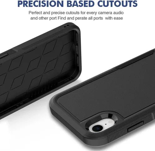 Miniatura 419 de Jeylly Funda para iPhone SE/Funda para iPhone 5S, Exterior de Plástico Duro que Absorbe Golpes + Interior de Silicona de Goma Defensor contra