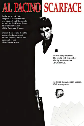 Miniatura 7 de Scarface - Póster de película (estilo regular, Al Pacino Is Tony Montana) (tamaño: 24 x 36 pulgadas) (sin marco)