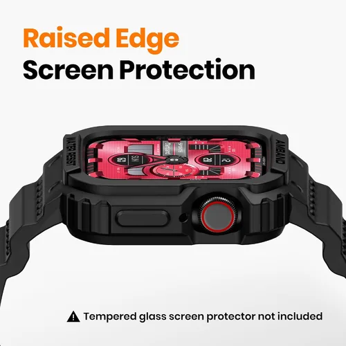 Miniatura 5 de amBand E1 Sport Case Band for Apple Watch Ultra 3/2/1 & SE 3/2/1 & Series 11 10 9 8 7 6 5 4 3 49mm 46mm 45mm 44mm 42mm 41mm 40mm 38mm, Shockproof &