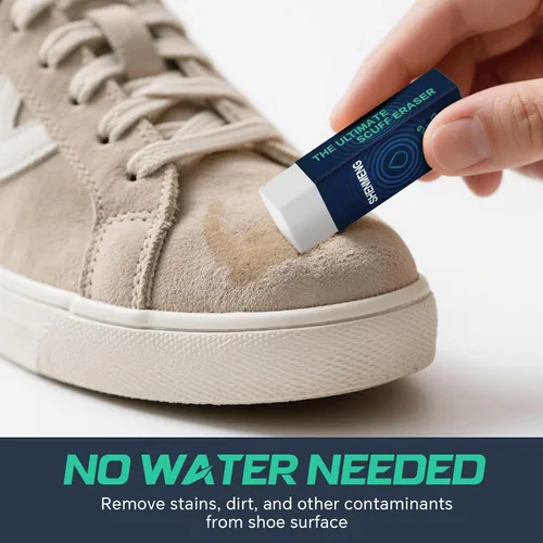 Miniatura 2 de Borrador de gamuza para zapatos, limpiador de zapatos sin agua, limpiador de zapatillas para zapatos de gamuza y nobuk