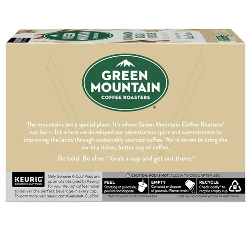 Miniatura 13 de Green Mountain Coffee Selecciones Estacionales de Café Galleta de Canela y Azúcar por Servicio Keurig K-Cup Pods, Café Tueste Claro, 12