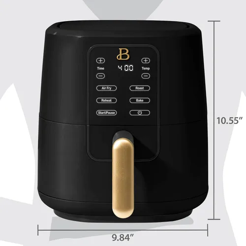 Miniatura 8 de Freidora de aire digital de 3 cuartos de galón, freidora de aire compacta para cocina pequeña con pantalla táctil, 4 funciones preestablecidas