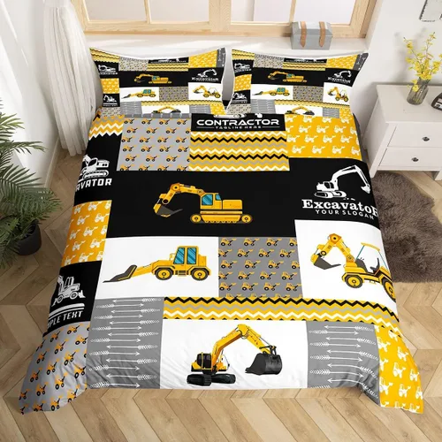 Miniatura 8 de Juego de ropa de cama con diseño de dibujos animados para niñas, niños, mascotas, gatos, funda de edredón con luz de neón, funda de edredón colorida