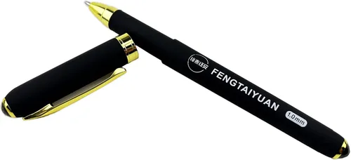 Miniatura 8 de Fengtaiyuan 10P18Pro, bolígrafos de tinta de gel, tinta negra, punta gruesa de 0.039 pulgadas, bolígrafos de escritura, suaves, paquete de 18