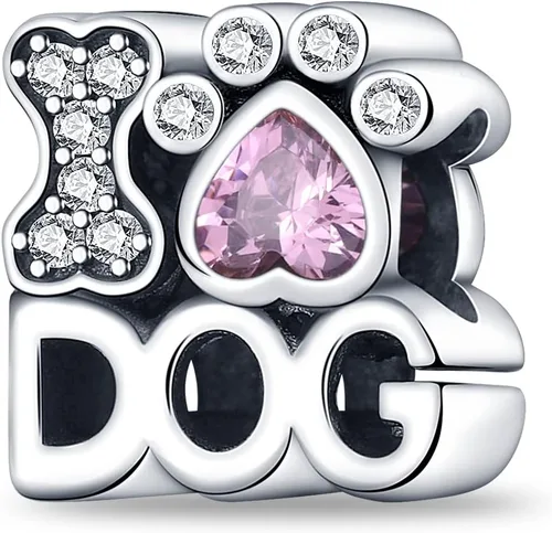Miniatura 123 de KUNSIR Los abalorios se adaptan a pulseras Pandora para mujer, plata de ley 925, cuentas colgantes de joyería para niñas, dijes de feliz cumpleaños
