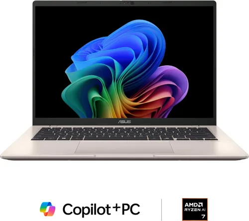 Miniatura 2 de ASUS Portátil Vivobook 14, Copilot+ PC, pantalla WUXGA de 60 Hz de 14 pulgadas, AMD Ryzen AI 7 350 con XDNA NPU, gráficos AMD Radeon, 16 GB de RAM