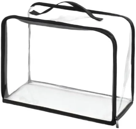 neceser Bolsas De Almacenamiento De Artículos De Tocador Para Hombre Y Mujer, Neceser Transparente De PVC Con Cremallera, Organizador De Maquillaje