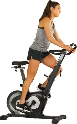 Miniatura 10 de EFITMENT Exercise Bike, Indoor Cycling Bike for Home Cardio, Low Noise Stationary Bikes with Adjustable Magnetic, LCD Monitor, Pulse Grips, Device