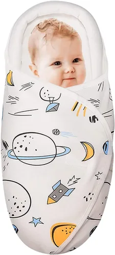 Miniatura 14 de Mantas Envolventes para Bebé de Algodón Suave Premium, Manta Envolvente Unisex para Recién Nacidos Niños y Niñas, Saco de Dormir Envolvente Vestible