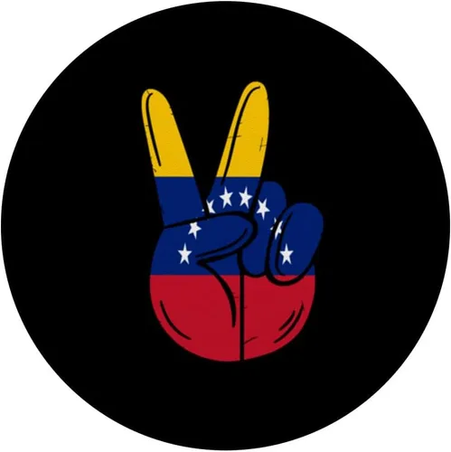 Miniatura 3 de Proud To Be Venezuela Bandera Venezolana Paz Signo Divertido PopSockets PopSockets Estándar PopGrip