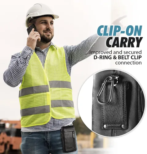 Miniatura 5 de Funda de cuero genuino para teléfono celular para iPhone 17 Pro Max 16 Pro Max 15 Pro Max 14 Pro Max 13 Pro Max Samsung Galaxy S24 Ultra S25 Ultra