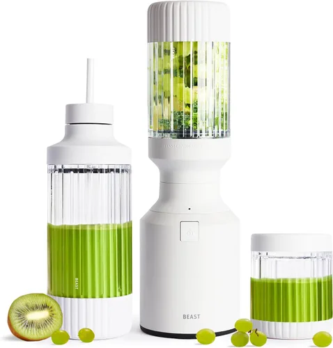 Miniatura 22 de Beast Mighty 850 Licuadora personal compacta premium Para batidos, malteadas, aderezos, salsas, postres, salsas para mojar Mezcla hielo