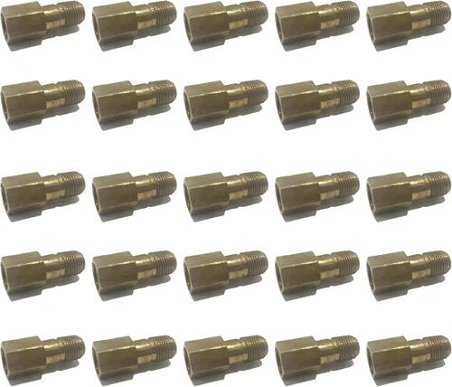 Miniatura 4 de Adaptador de extensión de latón de 1/8" de largo, 1-1/4" de largo, aprobado por D.O.T. (cantidad 10)