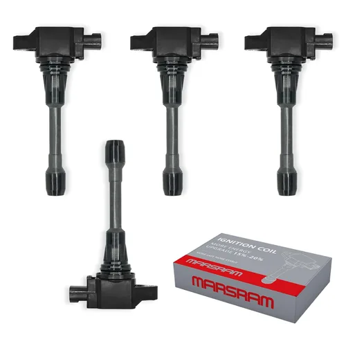 Miniatura 12 de Marsram Paquete de bobinas de encendido UF247 y bujía de iridio doble 4503 compatible con Toyota 2000-2008 Corolla 2000-2005 MR2 Spyder Celica