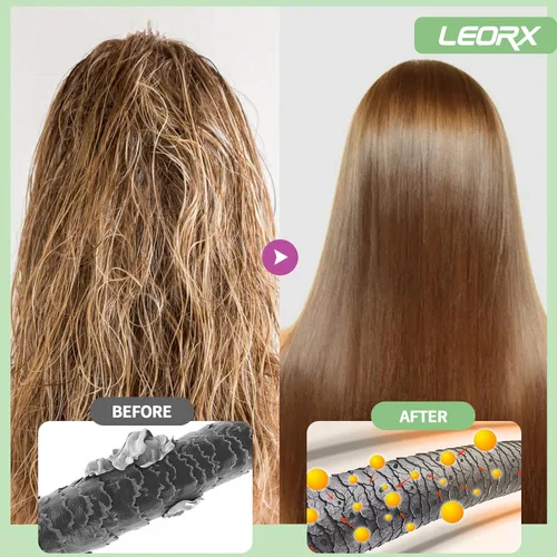 Miniatura 4 de leorx Champú de tinte para el cabello, 3 En 1 Color Miel Claro Champú Tinte para el Cabello Para Refrescar el Cabello Instantáneo Champú Para Light