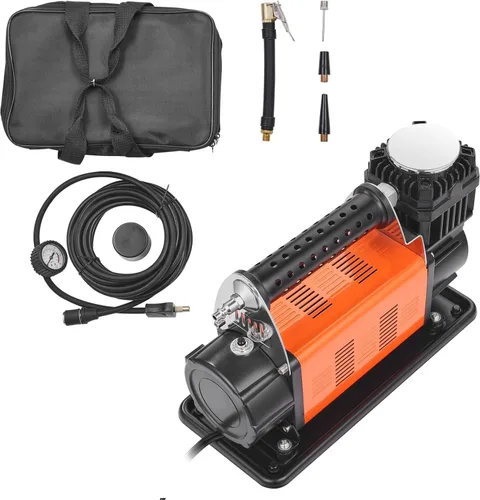 Miniatura 9 de VEVOR - Inflador de neumáticos portátil de 12V, compresor de aire de servicio pesado de 7.06 CFM, bomba de aire todoterreno de 150 PSI