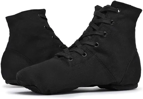 Miniatura 7 de Smithmelody Canvas Jazz Dancing Sneakers Ballet Dance Boots for Girls Boys