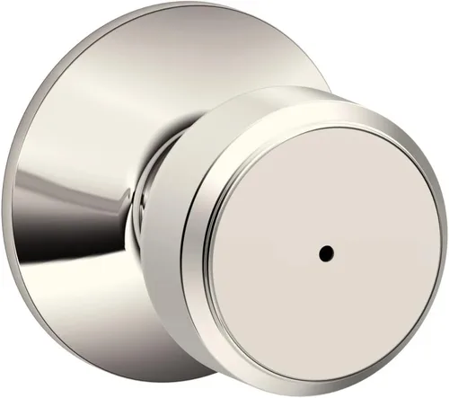 Miniatura 58 de SCHLAGE F51A BWE 622 - Pomo de puerta Bowery, cerradura de entrada con llave, color negro mate Mate negro