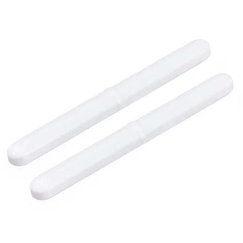 Miniatura 13 de MECCANIXITY Varilla de barra agitadora magnética mezcladora de 0.24 pulgadas con forma de anillo PTFE revestimiento imán blanco para laboratorio