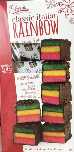 Miniatura 4 de The Original Cakebites Classic Italian Rainbow 8 paquetes Grab & Go