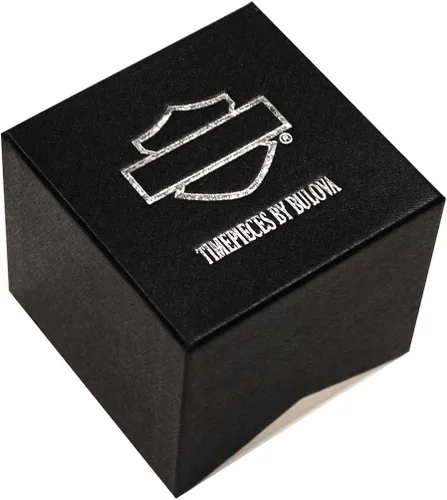 Miniatura 2 de Harley-Davidson 76A159 - Reloj de acero inoxidable para hombre, diseño de barra y escudo