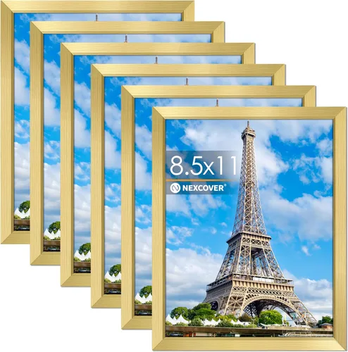 Miniatura 39 de NEXCOVER Portarretratos de 8.5 x 11 pulgadas, color negro, 10 unidades, marcos de fotos de 8.5 x 11 pulgadas con plexiglás HD inastillable, marcos