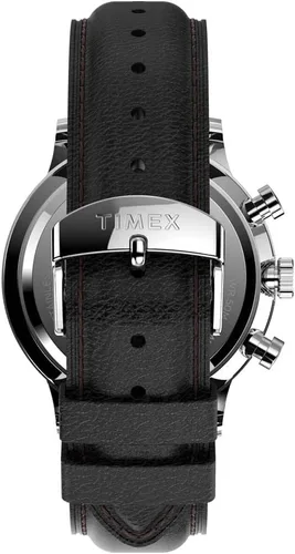 Miniatura 2 de Timex Men's Waterbury Classic Chrono 40mm Stainless Steel Quartz Dress Watch with Leather Strap
