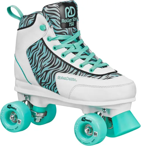 Roller Derby Roller Star - Patines de ruedas para mujeres Espuma de mar cebra