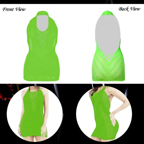 Miniatura 5 de 12 piezas de lencería de malla para mujer babydoll de encaje lencería para mujer