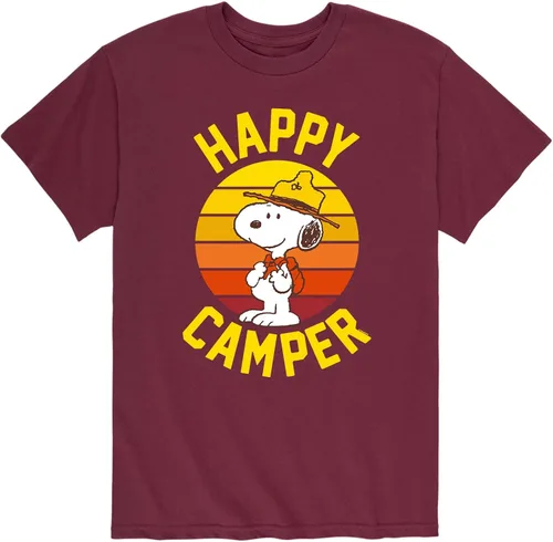 Peanuts Hybrid Apparel Best of Snoopy and Woodstock - Camiseta de manga corta para hombre