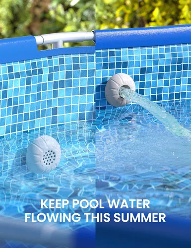 Miniatura 7 de SUMMERBUDDY Piezas de piscina sobre el suelo, pieza de repuesto de bomba de piscina para Intex/Bestway/Coleman con válvula de émbolo, colador