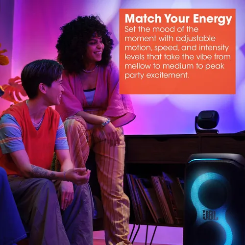 Miniatura 6 de JBL Partylight Beam - Luz de fiesta con proyección Bluetooth, lleva tu fiesta al siguiente nivel con un espectáculo de luces coreografiado que llena