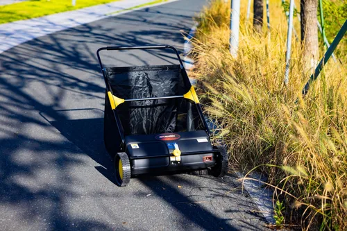 Miniatura 2 de SPLENDOR LS-650A2 - Barredora de césped de 26 pulgadas para caminar y empujar, barredora de jardín, barredora de caminos
