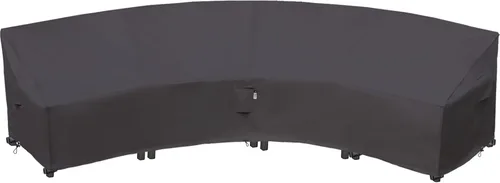 Miniatura 46 de Funda de Sofá Seccional de Servicio Pesado para Exteriores, Fundas Impermeables 600D para Sofá Seccional de Patio, Funda para Muebles de Jardín