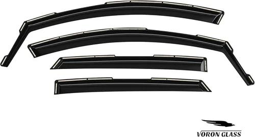 Miniatura 7 de Voron Glass protectores de lluvia extra duraderos en canal para Kia K-5/K5 2021-2026, deflectores de ventana, viseras de ventilación, 4 piezas