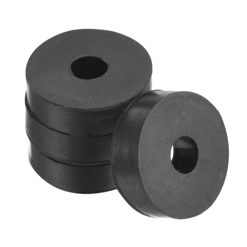 PATIKIL Arandelas de goma de aislamiento de vibración de 0.28 "ID 1" OD, paquete de 4 almohadillas de amortiguación mecánico anti vibración