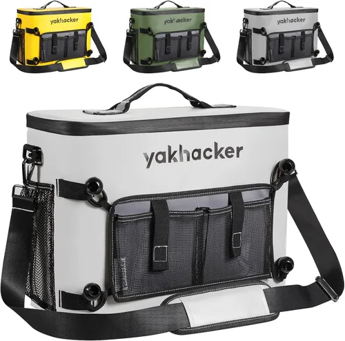 Miniatura 8 de Yakhacker - Enfriador para kayak, enfriador impermeable para respaldo de asiento de kayak con asientos estilo silla de jardín, bolsa enfriadora