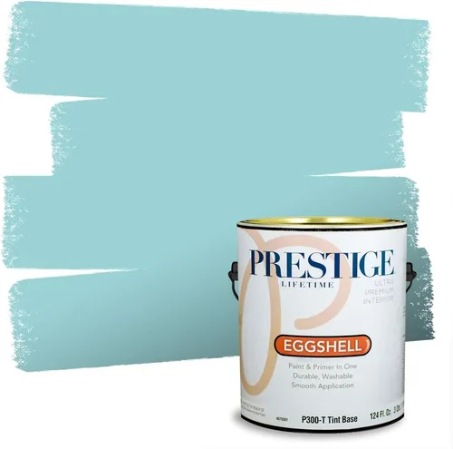 Miniatura 52 de PRESTIGE Pintura interior e imprimación en uno, salpicaduras acuosas, cáscara de huevo, 1 galón