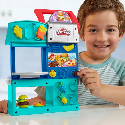 Miniatura 3 de Play-Doh - Juego de cocina de dos lados para chefs ajetreados de Kitchen Creations, juego de cocina para niños en edad preescolar, manualidades
