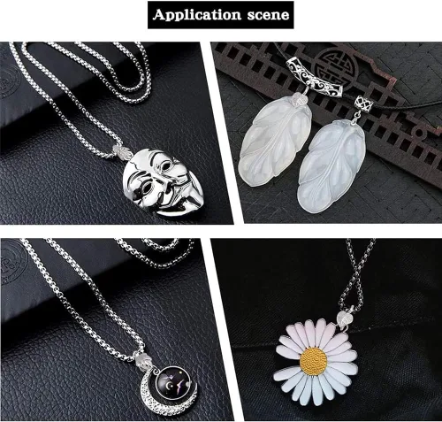 Miniatura 7 de SUPERFINDINGS 30 piezas de latón colgante de pellizco 5 estilos de diamantes de imitación Ice Pick Pellizca Pellizco de Platino Broche de Joyería