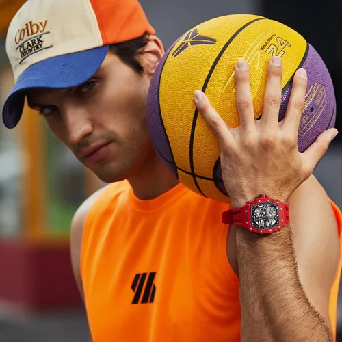 Miniatura 6 de Relojes automáticos para hombre, reloj impermeable hasta 164.0 ft, reloj analógico de esqueleto mecánico de lujo, correas de reloj de silicona
