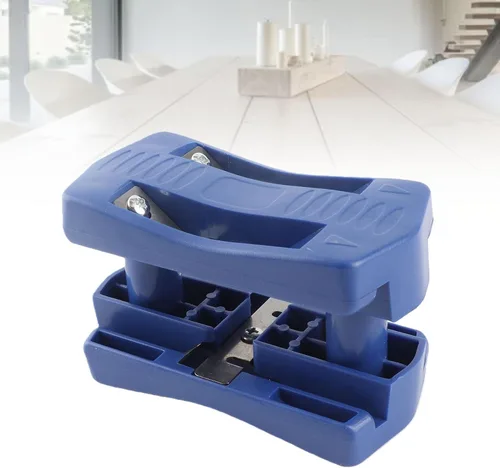 Miniatura 5 de Walfront Bordes dobles Trimmer Double Chapa Bordes Trimmer Manual Madera Bordes Dispositivo de bandas para PVC Contrachapado Melamina