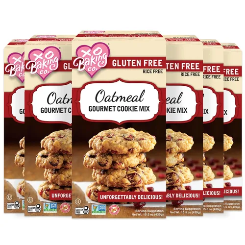 Miniatura 8 de XO Baking Co. Mezcla de galletas gourmet con chispas de chocolate sin gluten; sin OGM, Kosher; sin arroz; sin lácteos; sin maní; sin conservantes
