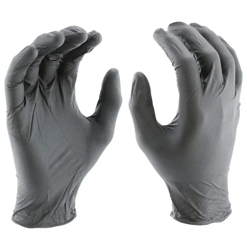 Miniatura 5 de Caja de 100 guantes Black Mamba de nitrilo negro, muy resistentes