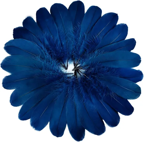 Miniatura 16 de FeelfunFeather 120 piezas de plumas de ganso gris natural de 6-8 Pulgadas 15-20cm, plumas decorativas a granel para manualidades DIY, cosplay