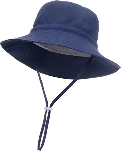 Miniatura 2 de Sombrero de sol para bebé de verano UPF 50+, sombrero de pescador de ala ancha, sombreros de playa para bebés niños y niñas de 0 a 6 años