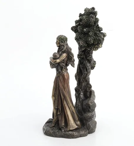 Miniatura 7 de Estatua irlandesa con acabado de bronce de la diosa de los Tuatha de Danann