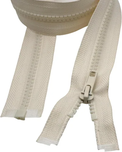 Miniatura 24 de Leekayer 2 cremalleras separadoras #5 de 27 pulgadas para abrigos de costura, chaqueta de cremallera, 26.8 in, cremalleras de plástico moldeado Negro