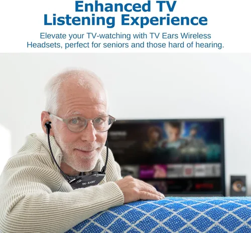 Miniatura 6 de TV Ears 5.0 Sistema de audífonos digitales. Negro